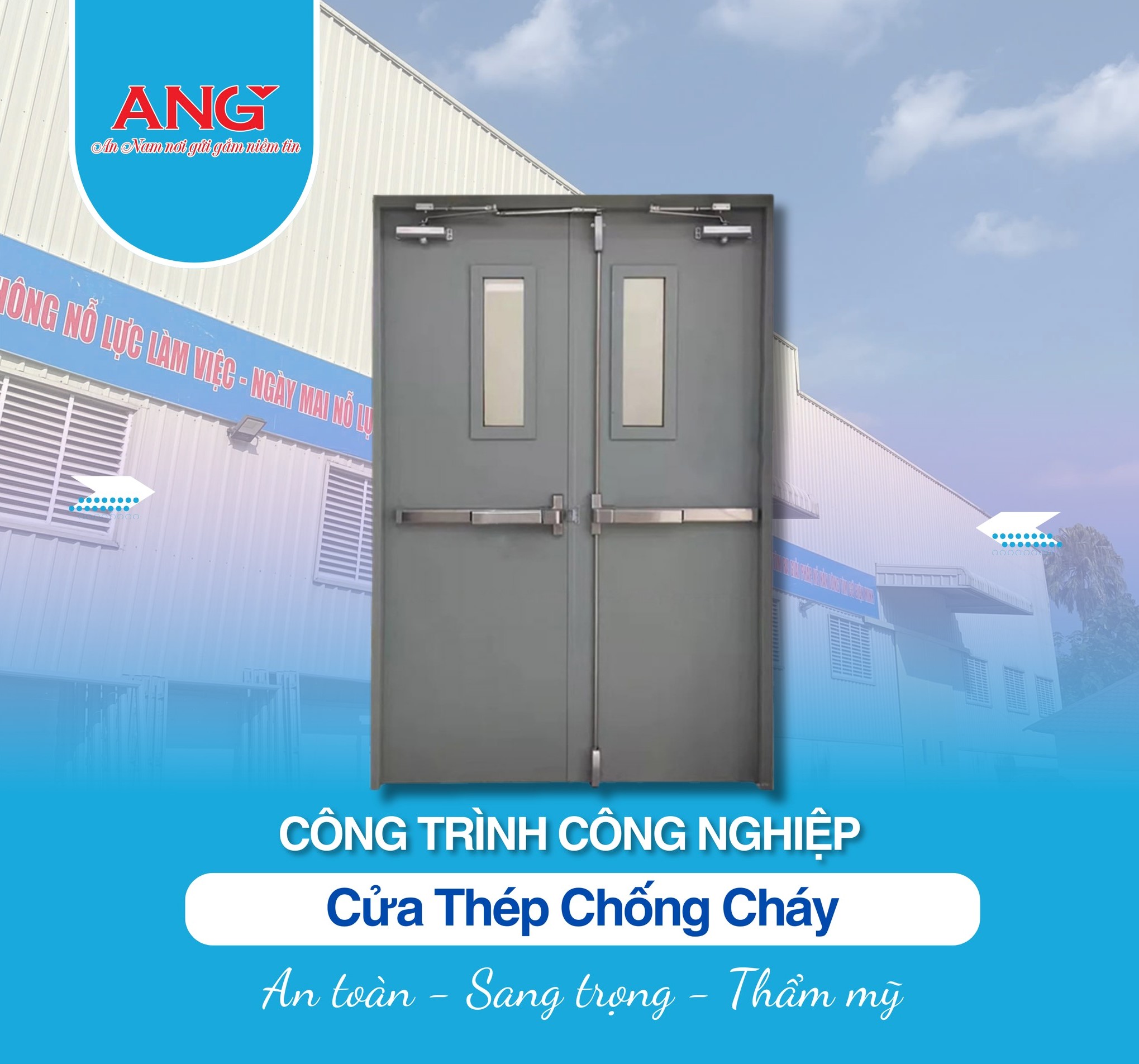 Cửa chống cháy thanh đẩy sử dụng như thế nào ? Cửa chống cháy thanh đẩy chất lượng .
