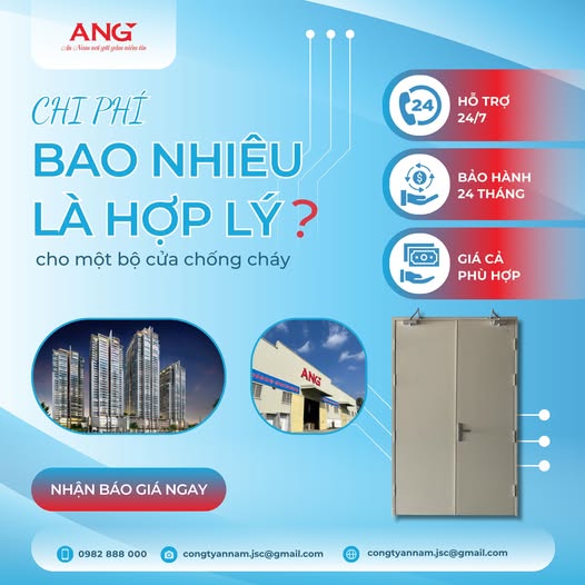 CHI PHÍ MỘT BỘ CỬA CHỐNG CHÁY BAO NHIÊU LÀ HỢP LÝ?